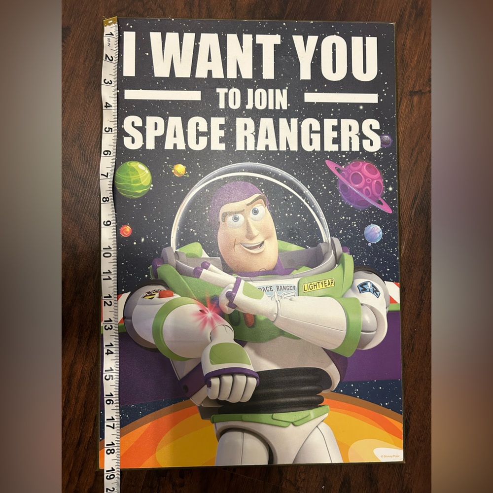Buzz Lightyear Wall Art- Wooden